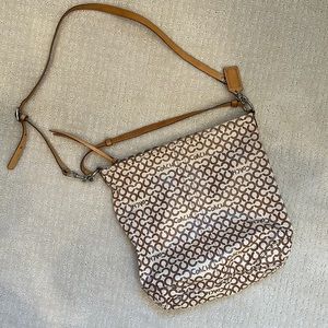 Coach coated canvas crossbody